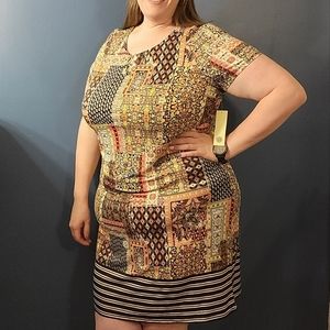 2x multipattern dress